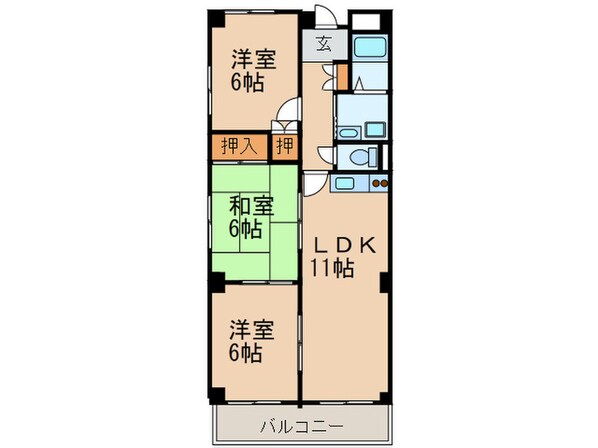 スカイヒルズＫａｗａｉの物件間取画像